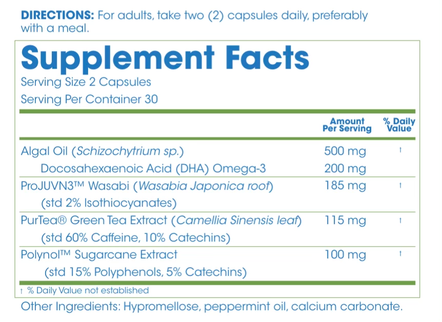 Supplement Facts & Ingredients for Prolon's L-Pill